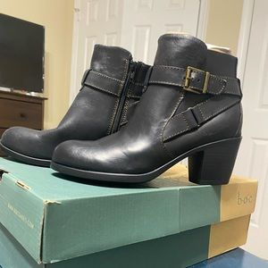 b.o.c. Leather Boots - Black - Size 7